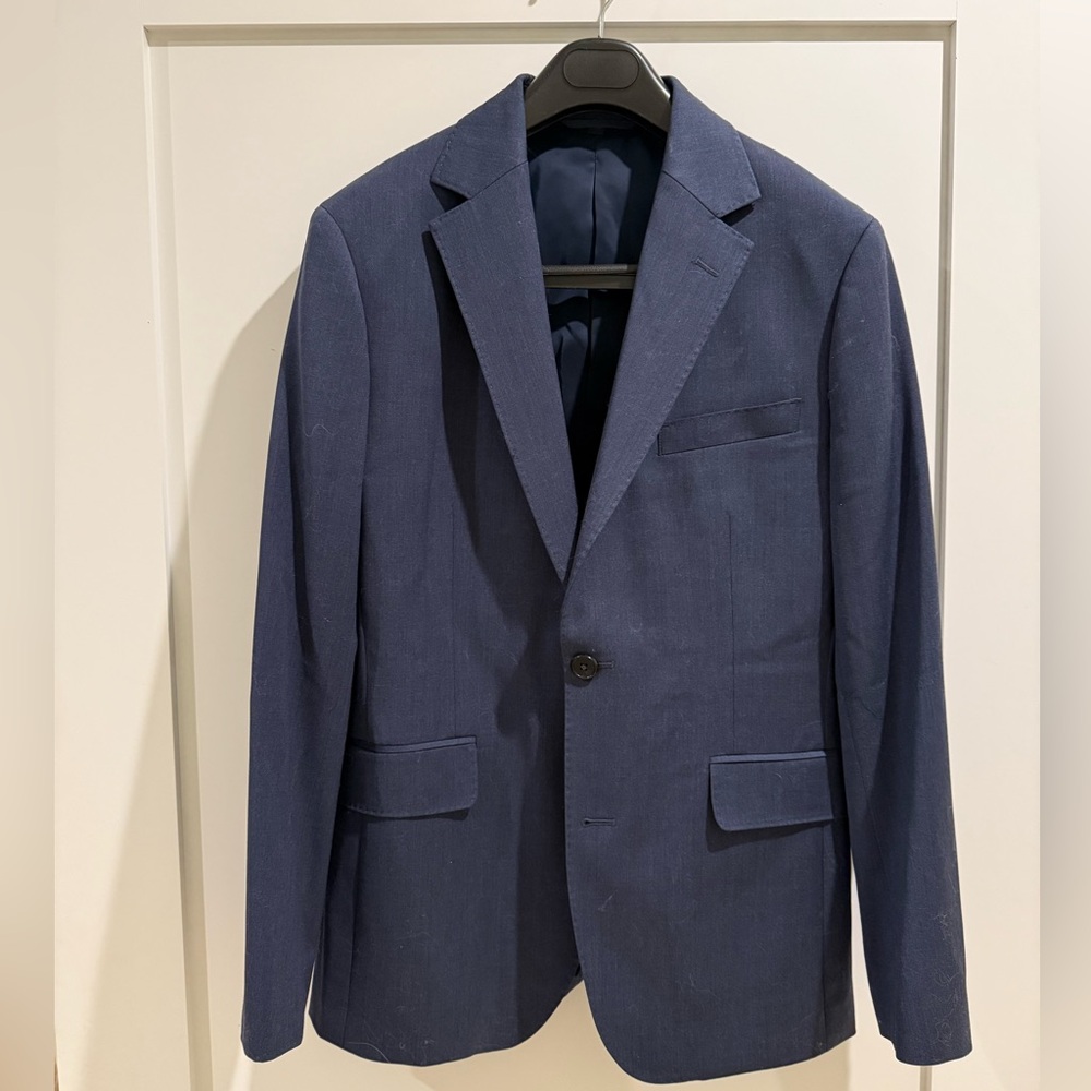 Bonobos Wool Blazer 36R Mid Blue Brand New